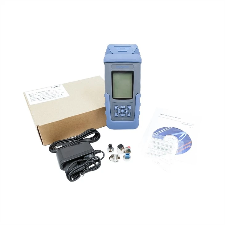 ST800K-U Portable Handheld Optical Fiber Power Meter ST/FC/SC/LC/measurement OPM/USB/storage Function/Li Battery